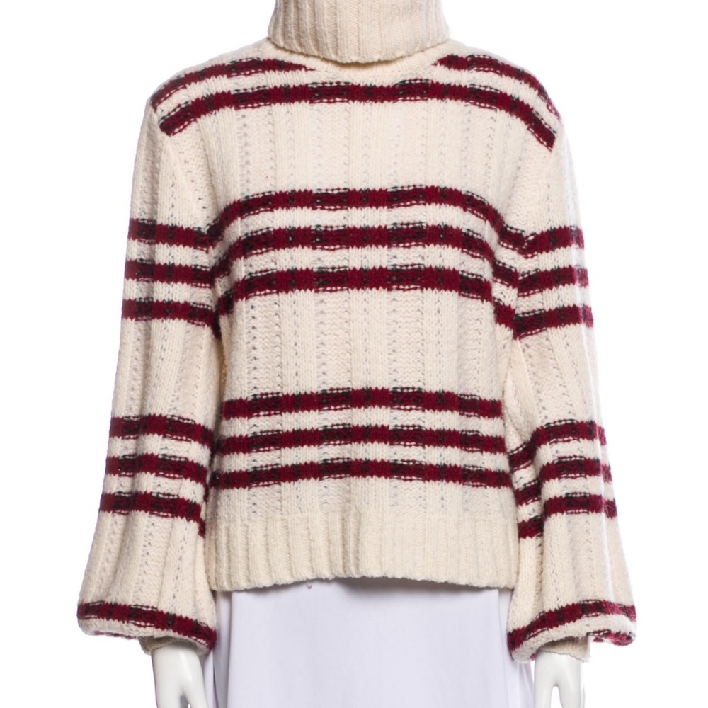 A.L.C Striped turtleneck sweater XS